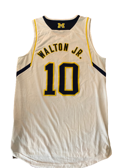 Derrick Walton Jr. Michigan Basketball 2013-2014 Game Worn Jersey