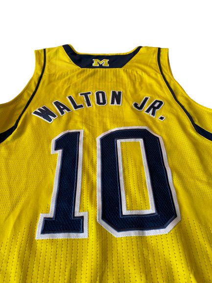 Derrick Walton Jr. Michigan Basketball 2014-2015 Game Worn Jersey