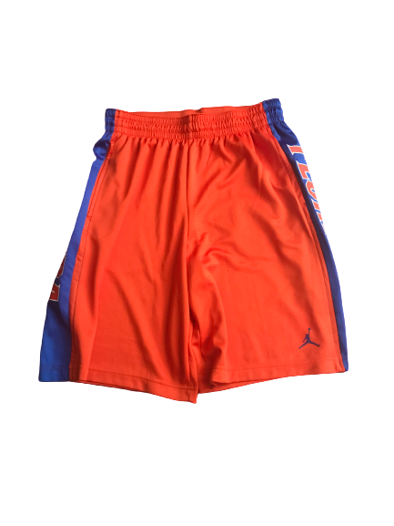 Jalen Hudson Florida Team Issued Jordan Shorts (Size L)