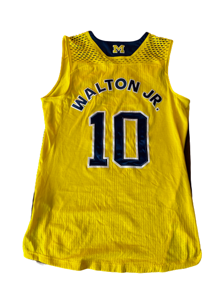 Derrick Walton Jr. Michigan Basketball 2013-2014 Game Worn Limited Edition Jersey