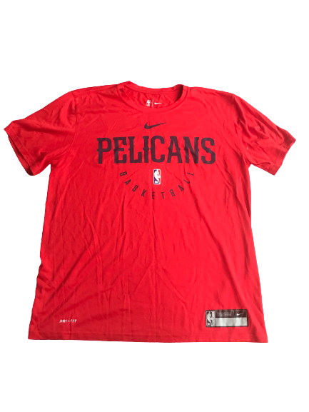 Josh Gray New Orleans Pelicans Team Issued Workout Shirt (Size L)