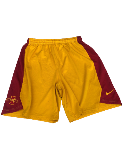 Solomon Young Iowa State Basketball Player Exclusive Practice Shorts (Size XL)
