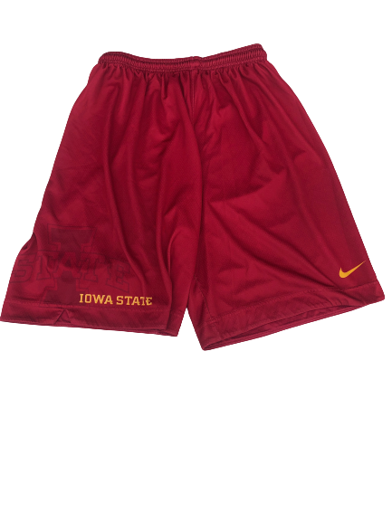 Solomon Young Iowa State Basketball Player Exclusive Practice Shorts (Size XL)