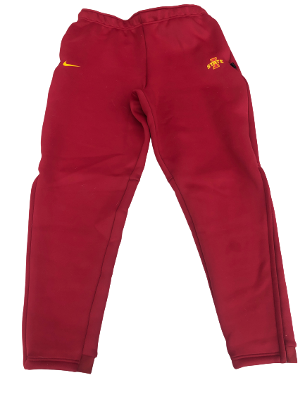 Solomon Young Iowa State Basketball Team Issued Sweatpants (Size XL)