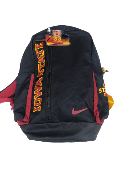 Solomon Young Iowa State Basketball Team Exclusive Backpack with Player Tag