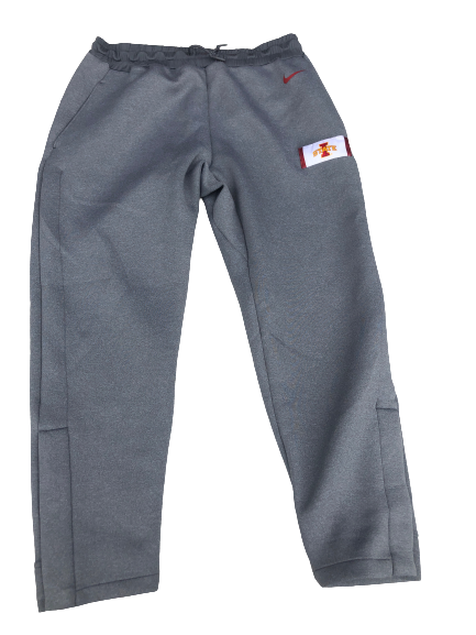 Solomon Young Iowa State Basketball Player Exclusive Sweatpants with Magnetic Bottoms (Size XL)