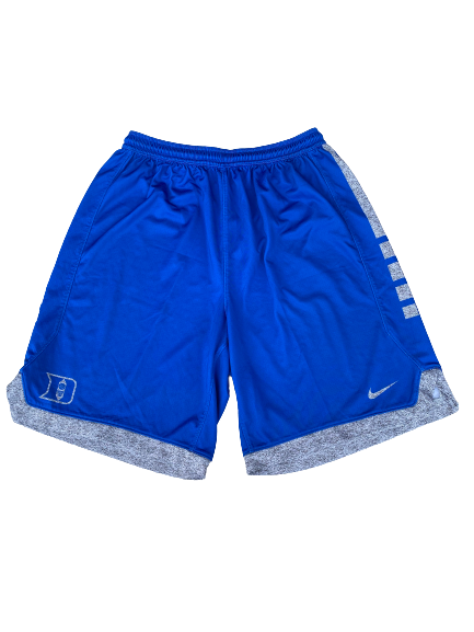 Justin Robinson Duke Basketball Player Exclusive Practice Shorts (Size XL)