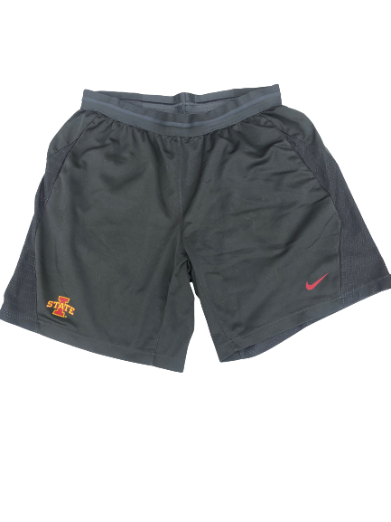 Solomon Young Iowa State Basketball Team Issued Workout Shorts (Size XL)