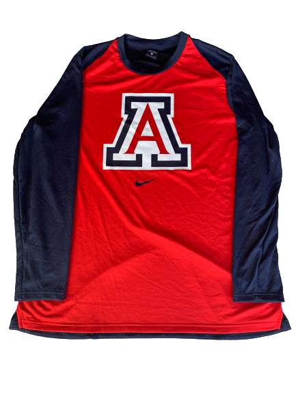 Chase Jeter Arizona Basketball Nike Elite Pre-Game Shooting Shirt (Size XL)