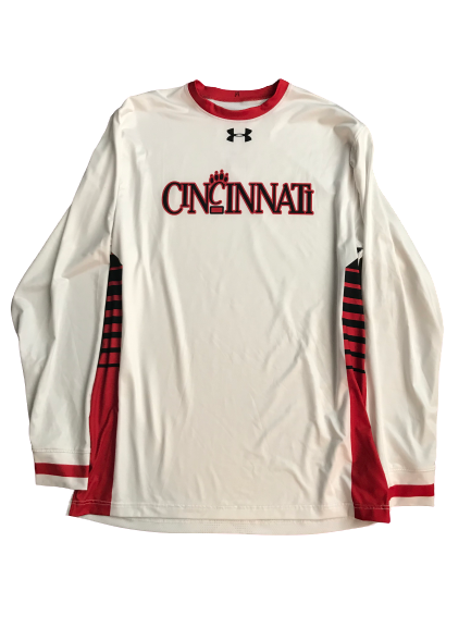 Cincinnati Basketball Team Issued Long Sleeve Warm-Up (Size M)