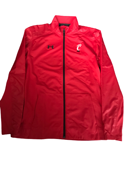 Cincinnati Basketball Team Issued Full-Zip Jacket (Size M)