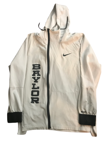 Obim Okeke Baylor Team Issued Nike Full-Zip Jacket (Size XL)