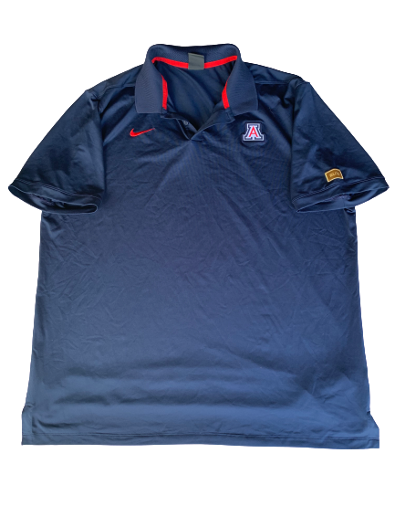 Chase Jeter Arizona Nike Elite Polo Shirt (Size XL)