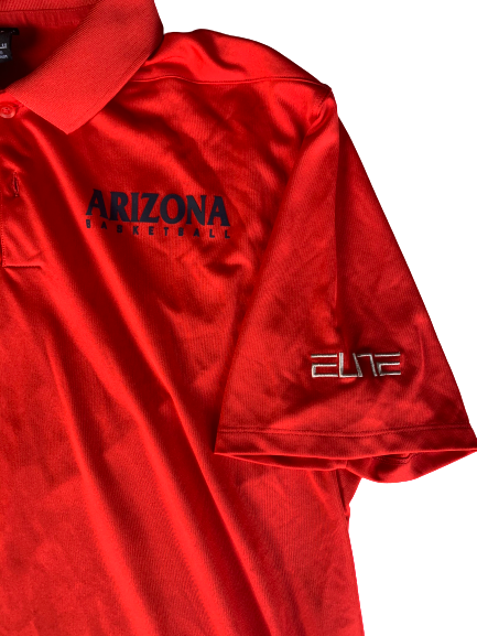 Chase Jeter Arizona Basketball Nike Elite Polo Shirt (Size XL)