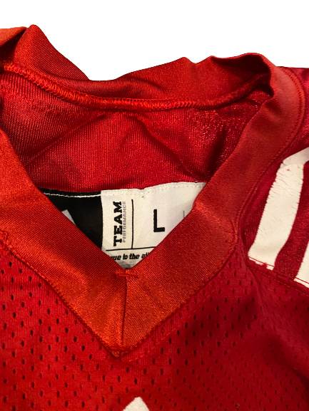 Reggie Love Wisconsin Football Practice Jersey (Size L)