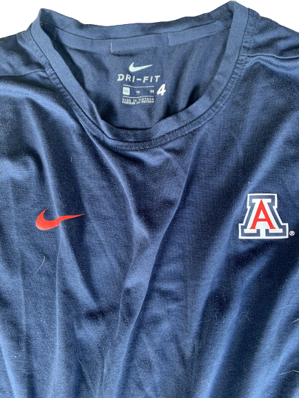 Chase Jeter Arizona Nike Long Sleeve Shirt (Size XL)