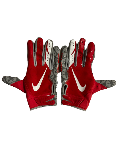 Antwuan Jackson Ohio State Football Player Exclusive Football Gloves (Size 3XL)