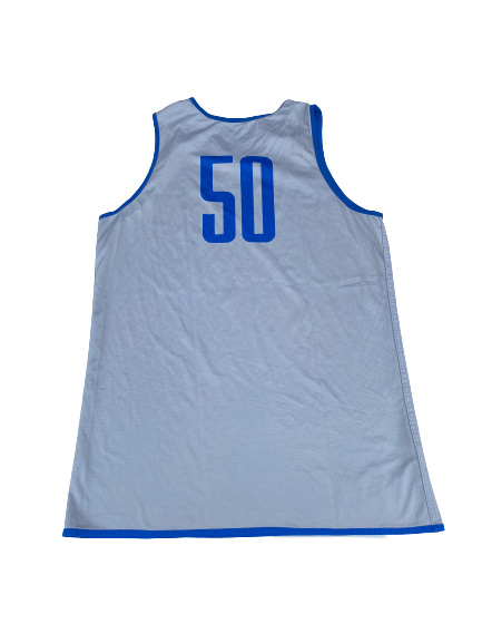 Justin Robinson Duke Basketball Player Exclusive Reversible Practice Jersey (Size L)