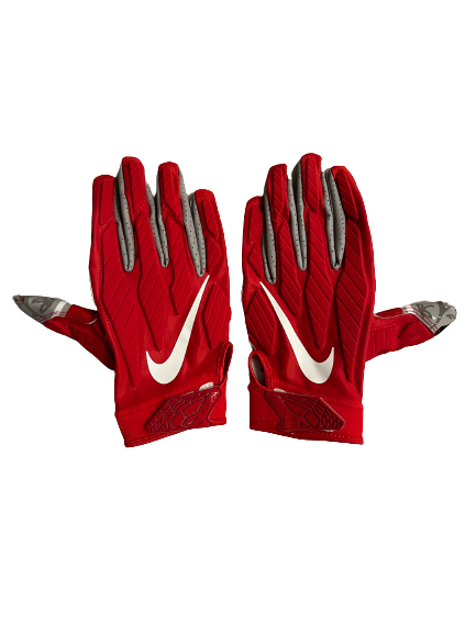 Antwuan Jackson Ohio State Football Player Exclusive Football Gloves (Size 2XL)