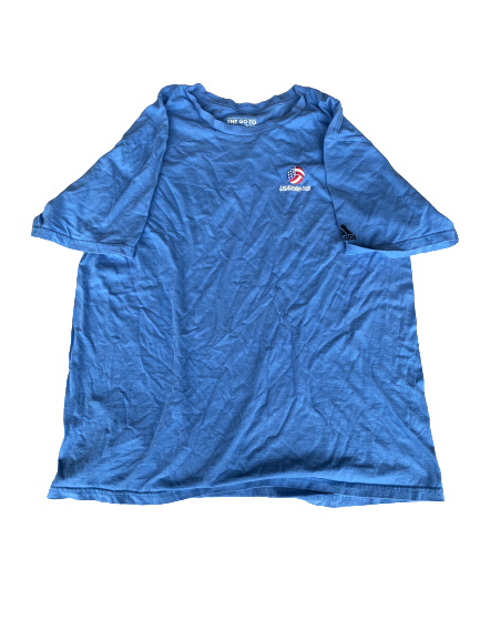 Madison Lilley USA Volleyball SIGNED Workout Shirt (Size L)