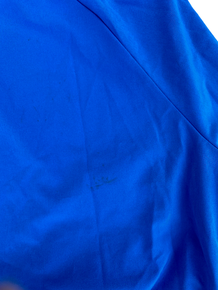 Kyle Cuellar UCLA Baseball Team Issued Short Sleeve Half Zip Pullover (Size L)
