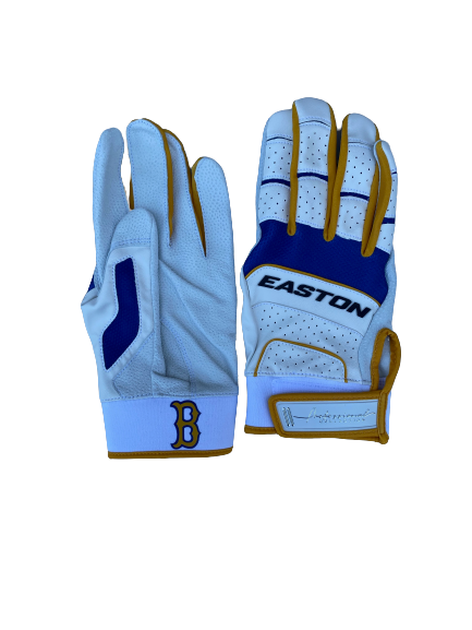 Kyle Cuellar UCLA Baseball Player Exclusive Batting Gloves (Size L)