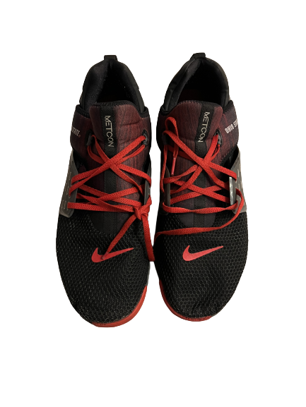 Antwuan Jackson Ohio State Football Team Exclusive Nike Metcon Shoes (Size 15)