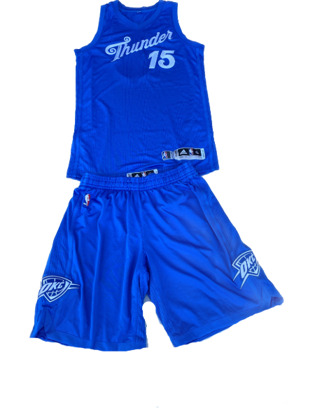 Kyle Singler Oklahoma City Thunder 2016 Game Issued Uniform Set