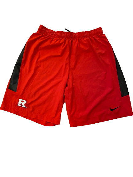 Matt Sportelli Rutgers Football Team Issued Workout Shorts (Size XL)