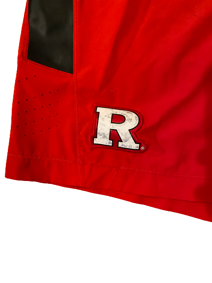 Matt Sportelli Rutgers Football Team Issued Workout Shorts (Size XL)