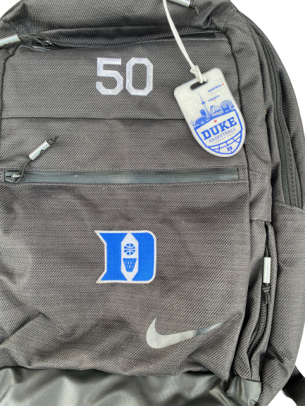 Justin Robinson Duke Basketball Team Issued Backpack