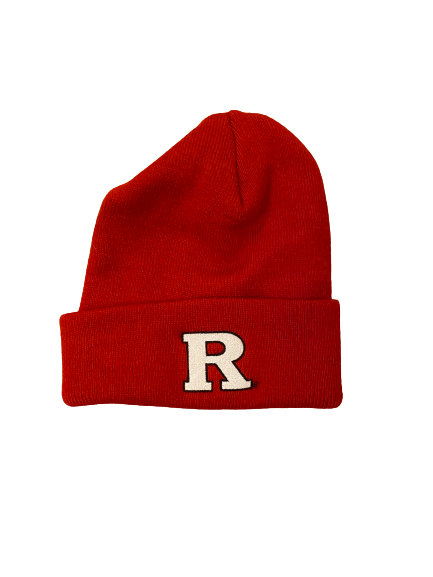 Matt Sportelli Rutgers Football Team Issued Beanie Hat
