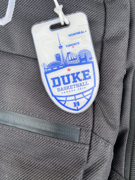 Justin Robinson Duke Basketball Team Issued Backpack