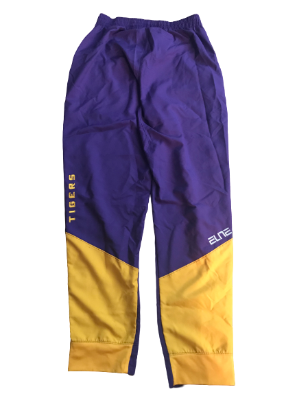 LSU Basketball Team Exclusive Tear-A-Way Warm-Up Pants (Size M)