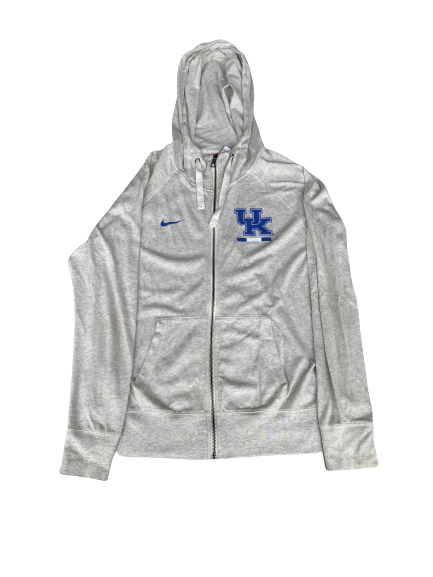 Madison Lilley Kentucky Volleyball Team Issued Zip Up Jacket (Size L)
