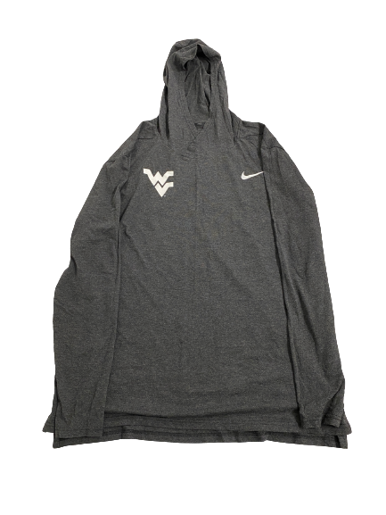 Jarret Doege West Virginia Football Team-Issued Performance Hoodie (Size XL)