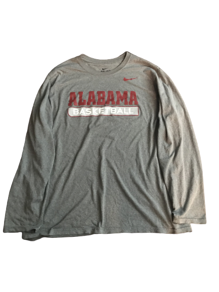 Armond Davis Alabama Basketball Team Issued Long Sleeve Shirt (Size XL)