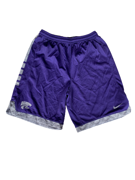 Barry Brown Kansas State Basketball Player Exclusive Practice Shorts (Size L)