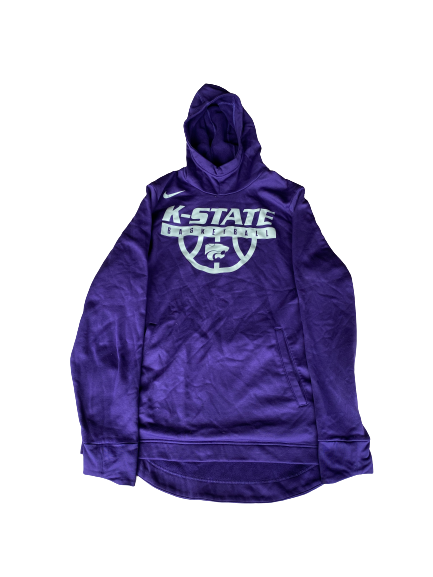 Barry Brown Kansas State Basketball Team Issued Sweatshirt (Size L)
