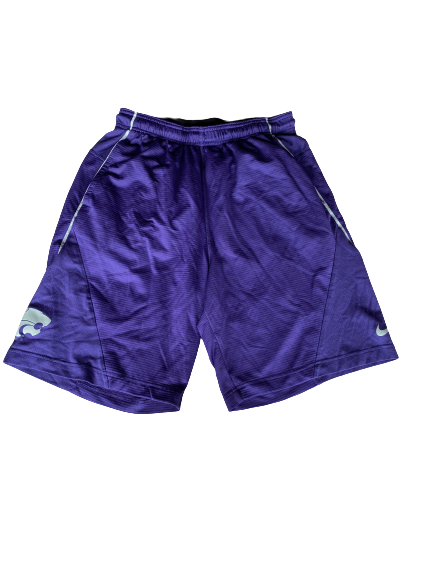 Barry Brown Kansas State Basketball Team Issued Workout Shorts (Size L)