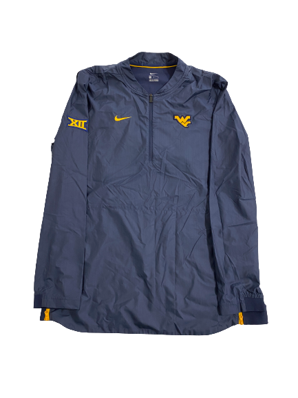 Jarret Doege West Virginia Football Team-Issued Zip-Up Jacket (Size L)