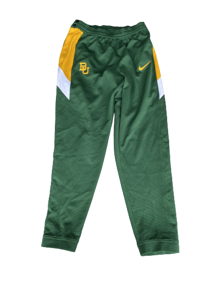 MaCio Teague Baylor Basketball Player Exclusive Sweatpants (Size L)