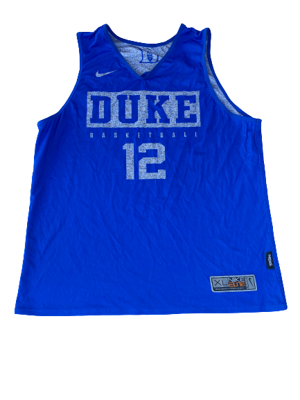 Javin DeLaurier Duke Basketball Reversible Practice Jersey (Size