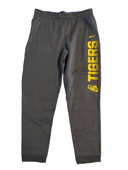 Ray Thornton LSU Football Team Issued Sweatpants (Size XL)