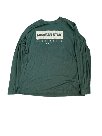 Xavier Tillman Michigan State Team Issued Workout Shirt (Size XL)