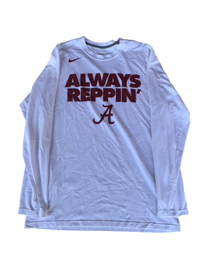Lawson Schaffer Alabama Nike Long Sleeve Shirt (Size L)