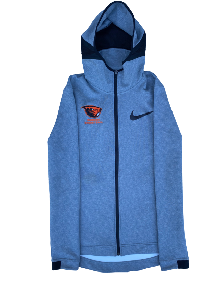 Aleah Goodman Oregon State Basketball Team Issued Zip Up Jacket (Size M)