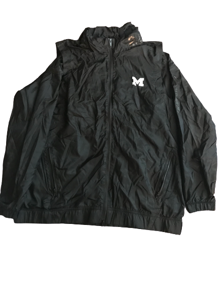 Shea Patterson Michigan Team Issued Jordan 2020 Citrus Bowl Wind-Breaker Jacket (Size XL)