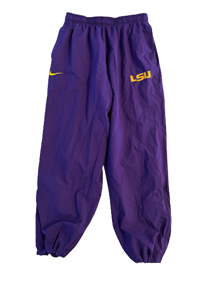 Ray Thornton LSU Football Team Exclusive Parachute Sweatpants (Size XL)