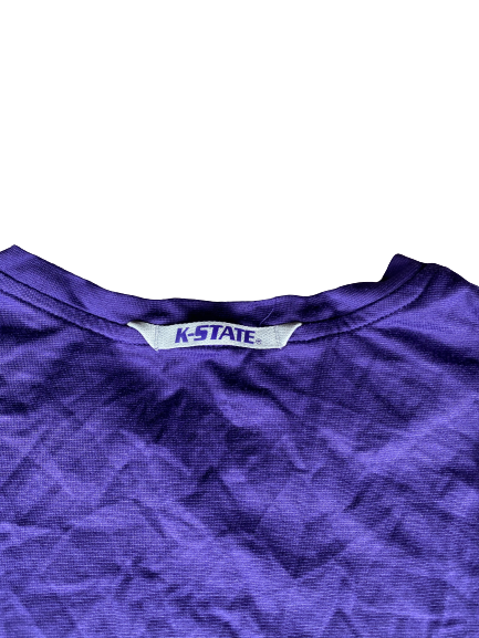 Barry Brown Kansas State Basketball Team Issued Workout Shirt (Size L)